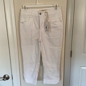 Charlie B White Capris, Size 4